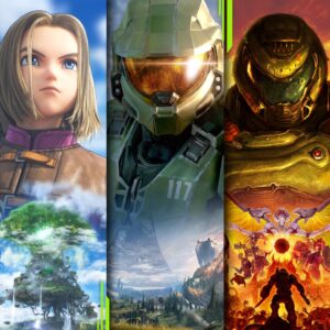 An image of multiple games in a poster format