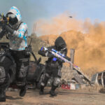 An image of multiple soldiers running towards the screen in Warzone 2