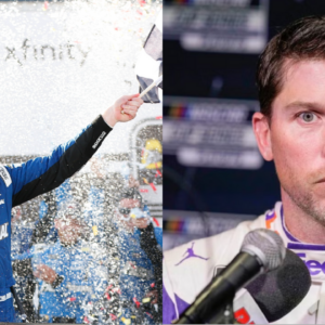 “They Are Getting Better”: Denny Hamlin Predicts How Far Chris Buescher Will Go Into the NASCAR Playoffs