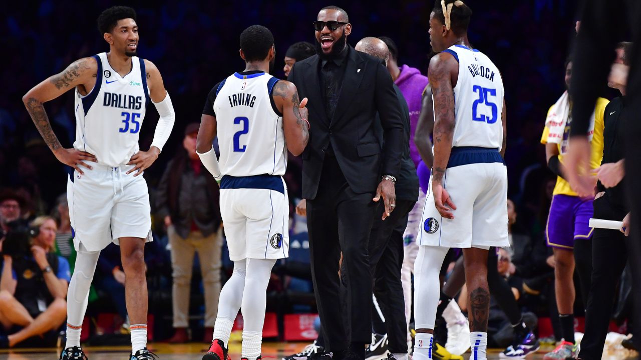 "Thank The Basketball Gods Kyrie Irving Didn't Grow To Be 6'6": LeBron James' 'Homie' Raves About Mavs Guard's 42 Point Explosion