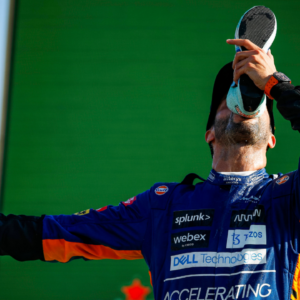 F1 Presenter Reveals Daniel Ricciardo Did Shoey from His Shoes After Briefly Ending His Exhausting Struggles