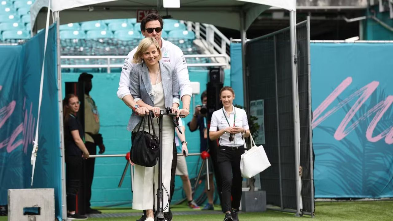 14 Years Before Fracturing His Arm, Toto Wolff’s Broken Vertebra Led Him to the Love of His Life