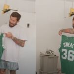 WATCH: Marlon Vera Flaunts His Shaquille O’Neal Number 36 Celtics Jersey Ahead of UFC 292