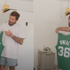 WATCH: Marlon Vera Flaunts His Shaquille O’Neal Number 36 Celtics Jersey Ahead of UFC 292