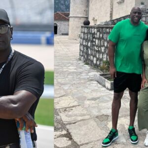 Magic Johnson Reps Michael Jordan's Brand on Vacation in Montenegro