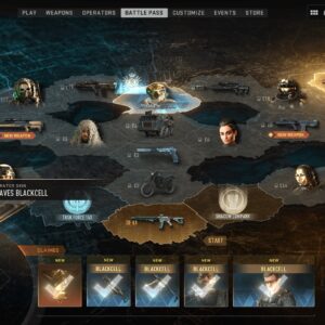 An Image of a Minimap style Battle Pass in Warzone 2