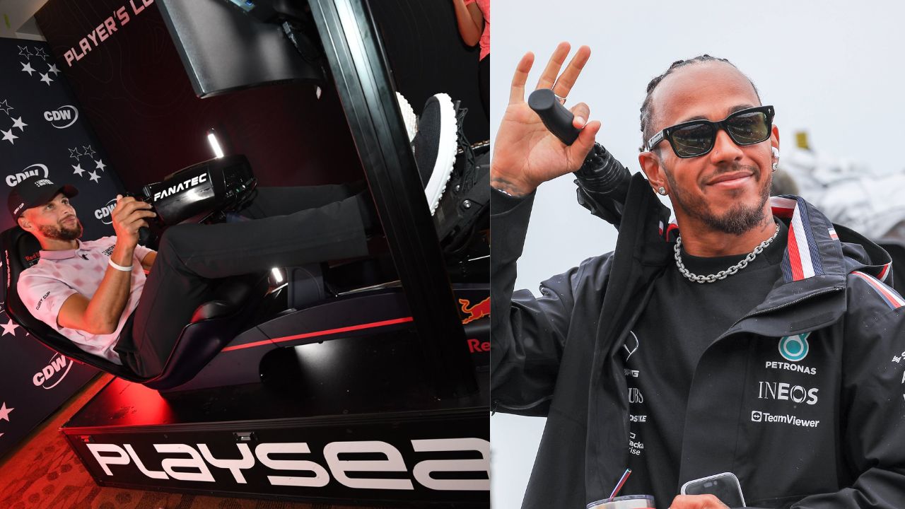 6 Years After Special Gesture by Lewis Hamilton, Stephen Curry ‘Drives’ Red Bull Post Mercedes Star Choosing Lebron James as His GOAT
