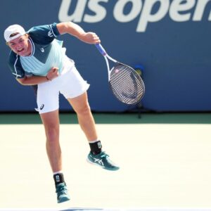 Stricker reacts to beating Tsitsipas at US Open 2023