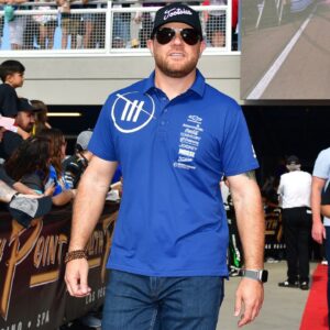 NASCAR Cup Series team owner Justin Marks before the South Point 400 at Las Vegas Motor Speedway.