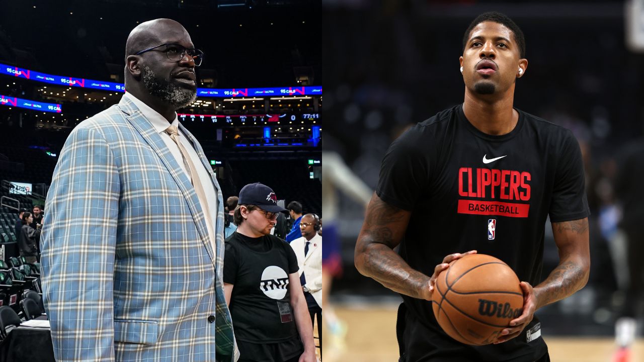 1 Year After His 'Flew 20 Hours' Conspiracy, Shaquille O'Neal Highlights Paul George's 'Eerie' Number Change From 13 To 14