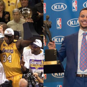 Days After Stephen Curry Gave Him ‘Unanimous MVP’ Nod, Shaquille O’Neal Compares His 2000 Stats to 2016 Warriors Star: “Me Versus My Favorite Player”