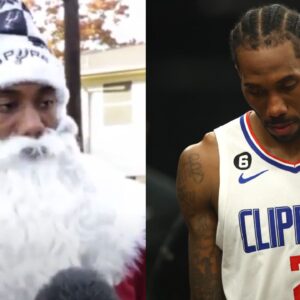Kawhi Leonard Took His $42,369,262 Career Earnings to Spread Holiday Cheer As Santa Claus 3 Years Before Becoming ‘Fun Guy’