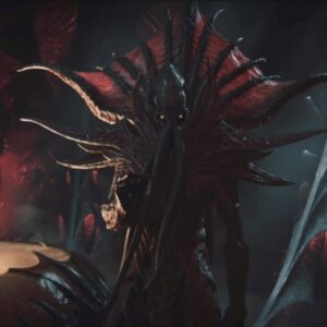 The Emperor Mind Flayer standing with an ominous look on his face