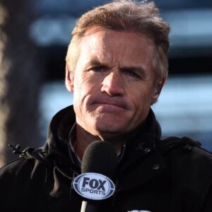 Feb 19, 2015; Daytona Beach, FL, USA; Fox Sports NASCAR analyst Kenny Wallace before race one of the Budweiser Duels at Daytona International Speedway. Mandatory Credit: Mike DiNovo-USA TODAY Sports