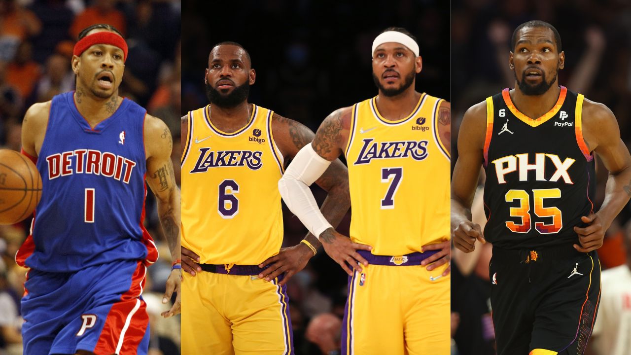 Carmelo Anthony Snubs ‘Best Friend’ LeBron James, Defines Kevin Durant, and Allen Iverson As ‘Pure Hoopers’