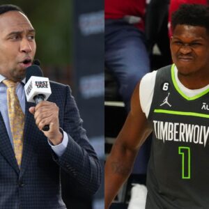 Stephen A. Smith (Left) and Anthony Edwards (Right). Credits: USA Today Sports.