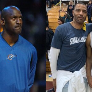 “He Gave Him 40, All Jumpers”: 40 Year Old Michael Jordan's Offensive Explosion On Kenyon Martin's Nets Has Son KJ Reminiscing