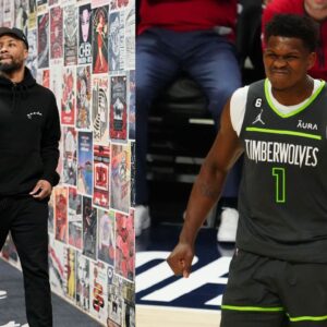 Amidst Damian Lillard's 'Stalled' $45,640,084 Decision, Team USA's Anthony Edwards Crediting 'Heat Culture' Has Miami Fans Ecstatic