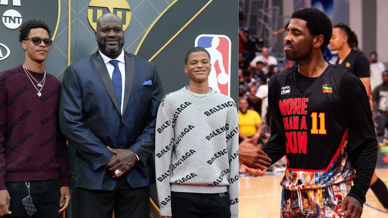 “Kyrie Irving Acting Up”: Shaquille O’Neal’s Son Goes Gaga Over Mavs Star Unleashing 34″ Vertical for Vicious Slam
