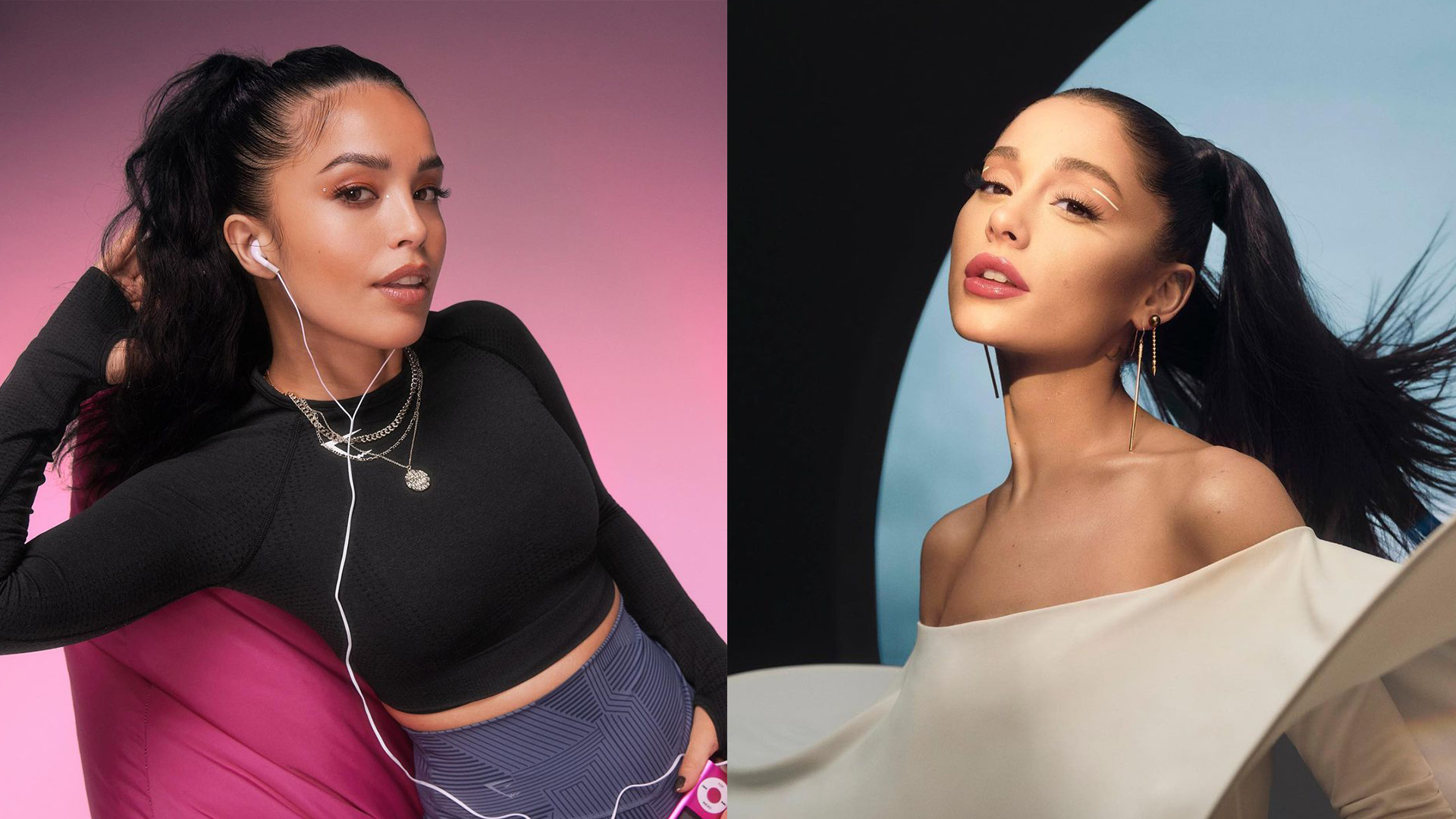 Valkyrae and Ariana Grande