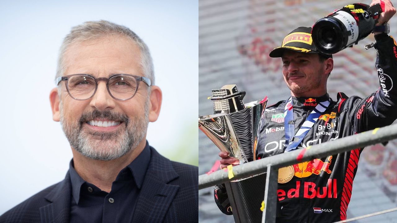 Award-Winning Hollywood Hero Steve Carell Becomes ‘Honorary Member’ of Red Bull Team by Pledging Allegiance to Max Verstappen