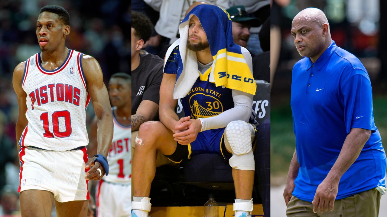 Declaring Dennis Rodman's Pistons Would Break 185Lbs Stephen Curry, Charles Barkley 'Disrespects' 4x Champ: "Bad Boys Were Beating the Hell Outta Him"
