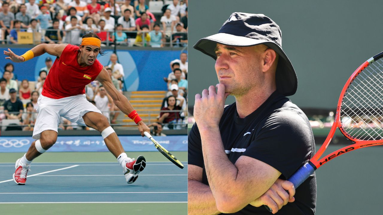 Rafael Nadal beat Andre Agassi 2005 Rogers Cup final