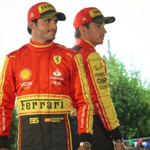 Charles Leclerc and Carlos Sainz Ready to Serve Burger and Fries as Ferrari Boys Get Ripped a New One With Monza Suits