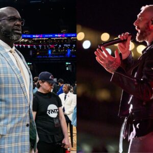 44 Weeks After Commenting on Adam Levine’s Cheating Scandal, Shaquille O’Neal Advocates for 5ft 11″ Popstar’s ‘Silky Smooth Jumper’