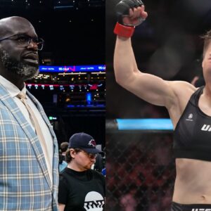 “Let’s See If I Can Take a Punch!”: 7ft 1″ Shaquille O’Neal Gets Lifted by 5ft 4″ UFC Women’s Strawweight Champion Zhang Weili