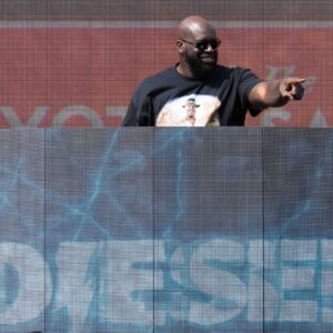 Putting Up $1000 To Knock Down 'Big Man', Shaquille O'Neal Rushed To A Fan's Aid After They Get Stuck In A Mosh Pit At His 2022 DJ Diesel Set