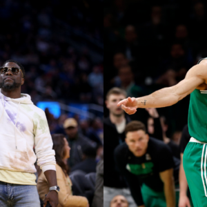 5ft 2" Kevin Hart Falls Victim to Hilarious “Son’s Jersey” Prank By Jayson Tatum Months After 'Height Reality Check' Reminder From Stephen Curry