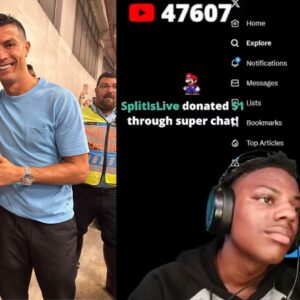 IShowSpeed freaks out after seeing the fake news of Cristiano Ronaldo dying