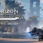 An image of the Horizon Forbidden West PC announcement poster