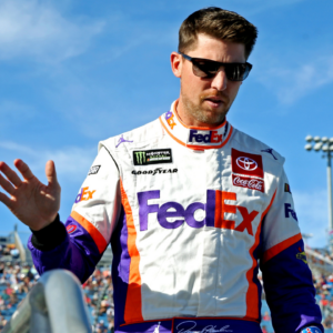 NASCAR Cup Series driver Denny Hamlin (11) before the Ford EcoBoost 400 at Homestead-Miami Speedway.
