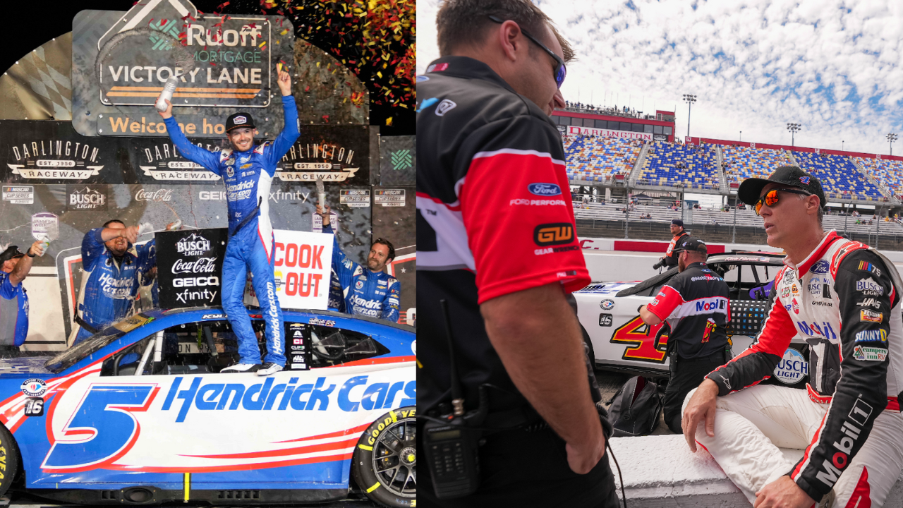 Kevin Harvick’s Misfortune Benefitted Kyle Larson at Darlington