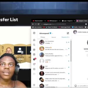 IShowSpeed unpacks women footballers in EAFC 24