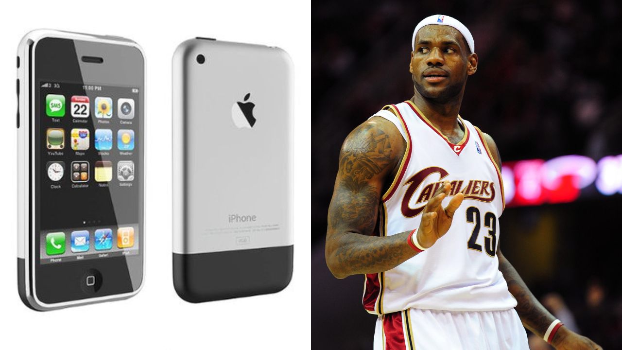 LeBron James, Dropping Merely 8, Last Scored Less Than 10 Points 5 Months Before Revolutionary $499 iPhone Launched