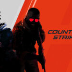 An image showing Counter-Strike 2 cover with red backround