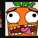 Valkyrae reacts to carrot emote