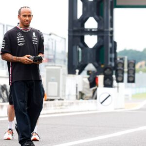 38 YO Lewis Hamilton Becomes a Child for a Day With New Friend on the Paddock