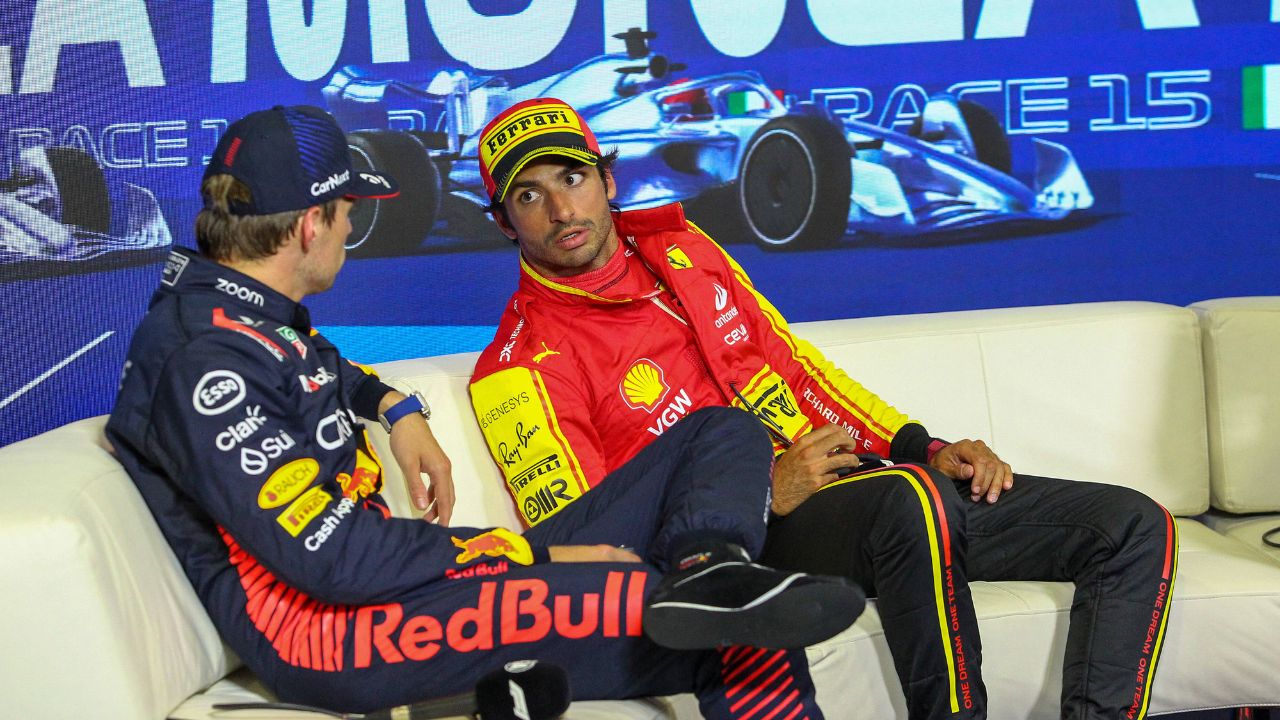 Ferrari’s One Weakness Revealed by Ex-F1 Driver That Would Make Max Verstappen Overtake Pole-Sitter Carlos Sainz Easily