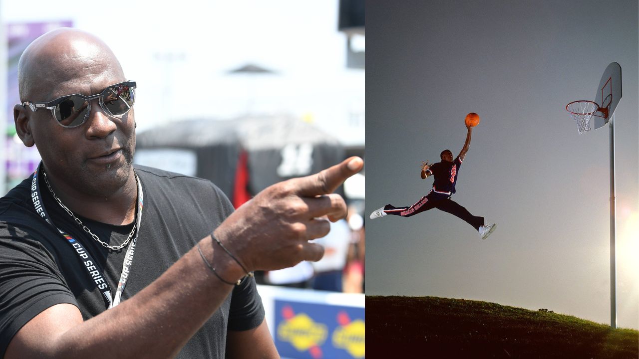 Prior to $5,100,000,000 Brands Initiation, Michael Jordan Flashed His Iconic Pose for a New Balance Photo Shoot