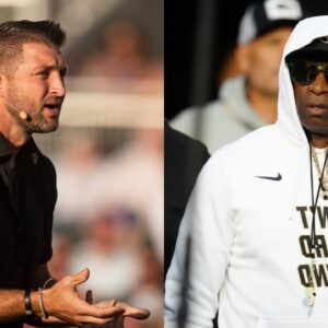 Tim Tebow Credits 'Contagiously Caring' Deion Sanders for Being Genuinely Nice, Even When the Cameras Aren't Around