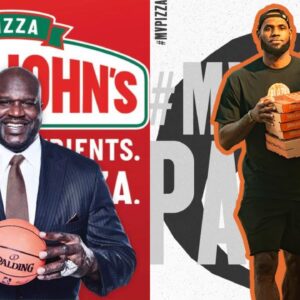 10 Years Before Shaquille O'Neal Received $11,000,000 From Papa John's, LeBron James Dropped 9 Percent Of That In A Savvy Pizza Deal Of His Own