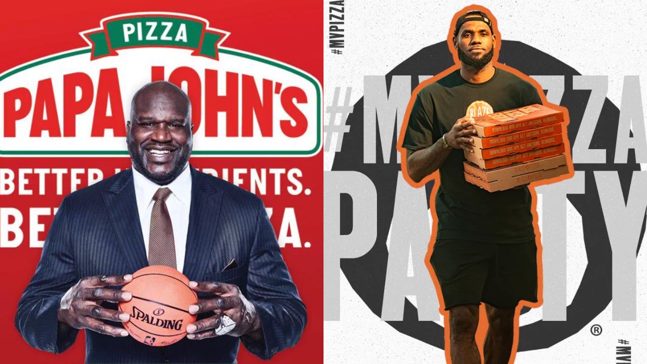 10 Years Before Shaquille O'Neal Received $11,000,000 From Papa John's, LeBron James Dropped 9 Percent Of That In A Savvy Pizza Deal Of His Own