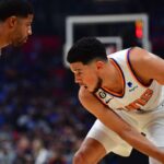 “They Got Rid Of The Paul George Line For This??” Devin Booker, 'Replacing' $110 Nikes, 'Trolls' Clippers Star With New Signature Shoe