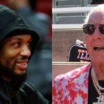 "Please Don't Beat Up The Cavaliers": Damian Lillard Gets 'Humble' Request From Legend Ric Flair Following Giannis Antetokounmpo Team Up