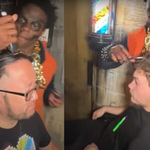 IShowSpeed shaves strangers head bald for choosing Messi over Ronaldo