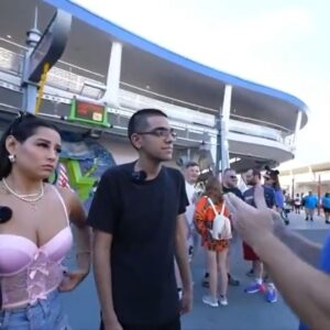 N3on and Samantha Frank got kicked out and banned from Disneyland